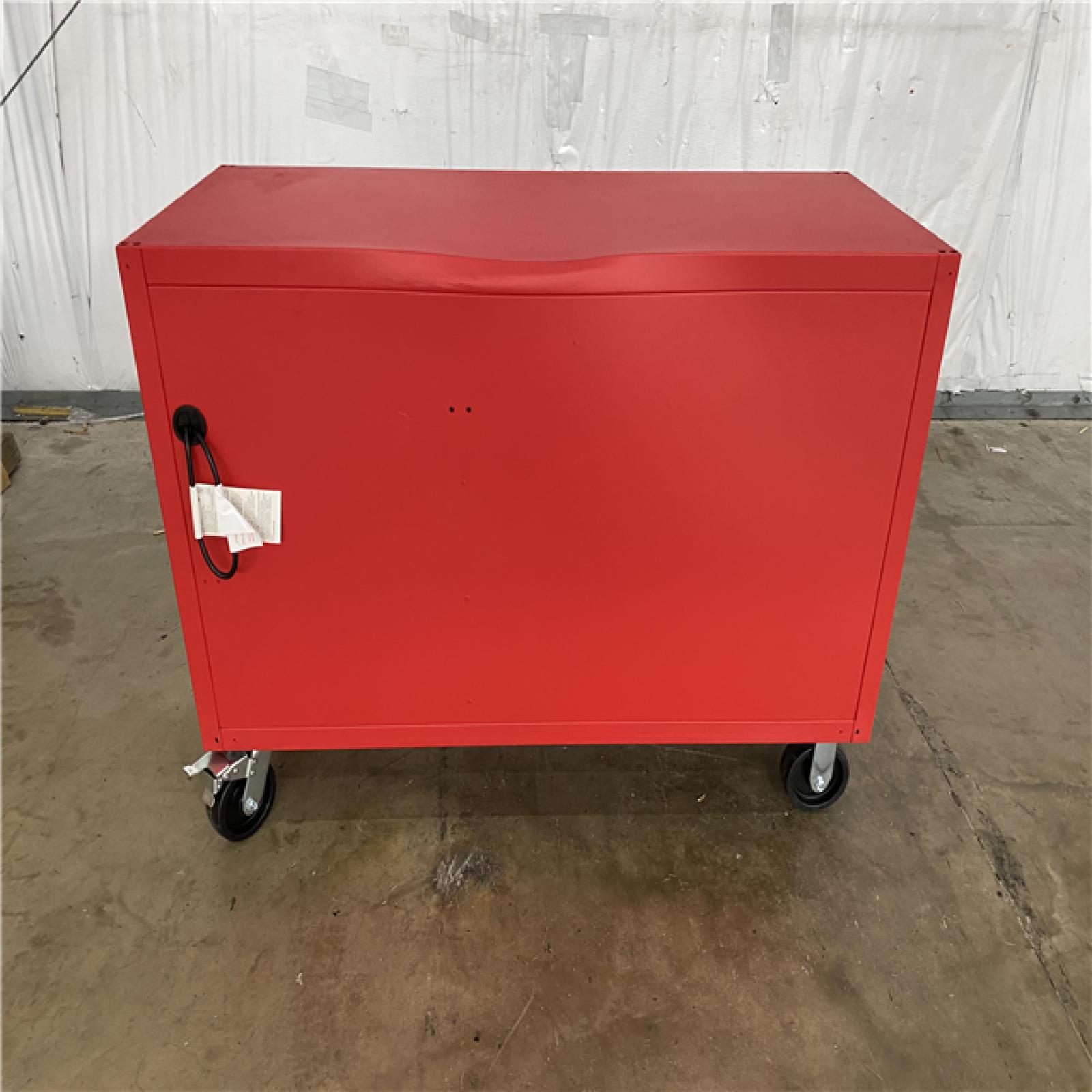 Houston Location AS IS - Milwaukee 56 in. High Capacity Industrial 10- Drawer Steel Storage Cabinet