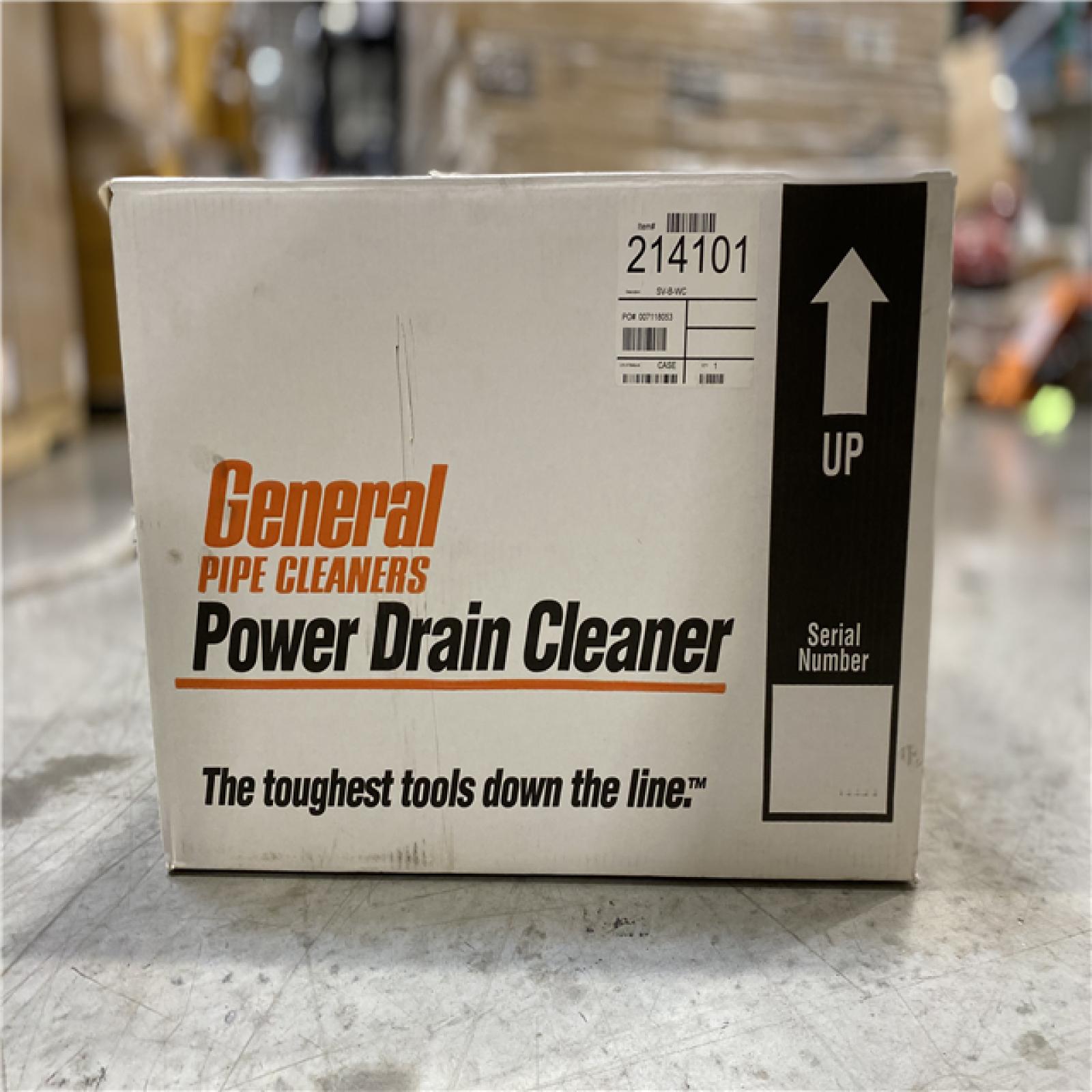 LIKE NEW! - General Wire Spring Super-Vee® Electric Drain Cleaner - 25'