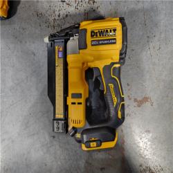 HOUSTON LOCATION - AS-IS DEWALT ATOMIC 20V MAX Lithium Ion Cordless 23 Gauge Pin Nailer Kit with 2.0Ah Battery and Charger