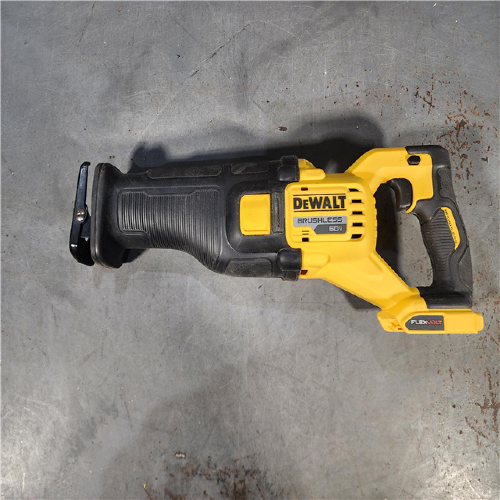 HOUSTON LOCATION - AS-IS DeWalt DCS389B FLEXVOLT 60V MAX Cordless Brushless Reciprocating Saw (Tool-Only)