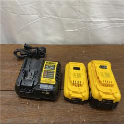 AS-ISDEWALT 20V MAX Lithium-Ion 6.0Ah and 4.0Ah Battery and Charger Starter Kit