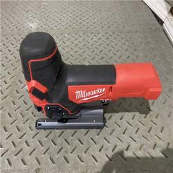 Houston location AS-IS Milwaukee M18 FUEL 18 Volt Lithium-Ion Brushless Barrel Grip Cordless Jig Saw (Bare Tool)