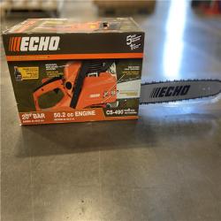 NEW! - Echo CS490-18 (18) 50.2cc Rear Handle Gas Chainsaw