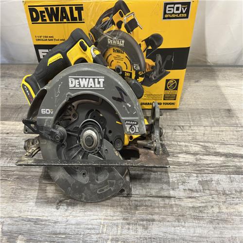 AS-IS DeWALT Flexvolt Max 7-1/4  60V Brushless Circular Saw DCS578B