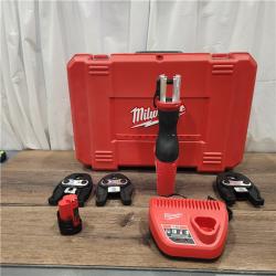 AS IS Milwaukee M12 Force Logic Press Tool 1/2 in. to 1 in. Kit