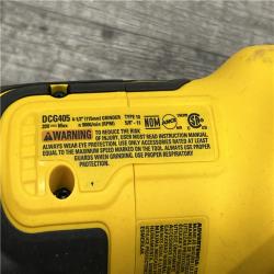 AS-IS DeWalt DCG405B 20V Max XR 4.5-Inch Slide Switch Small Angle Grinder (Tool Only)