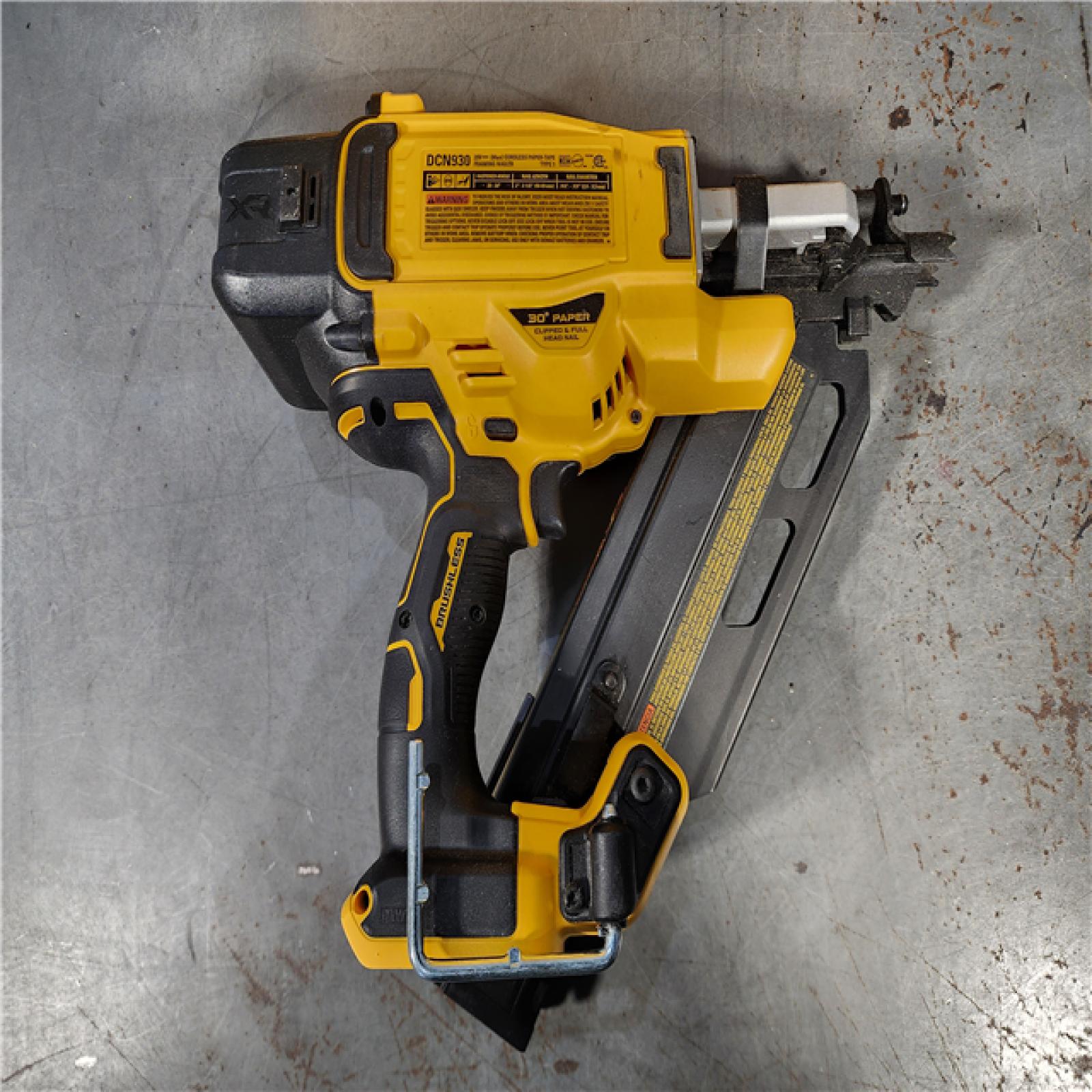 HOUSTON LOCATION - AS-IS DEWALT 20-Volt 30Â° Cordless Framing Nailer (Tool-Only)