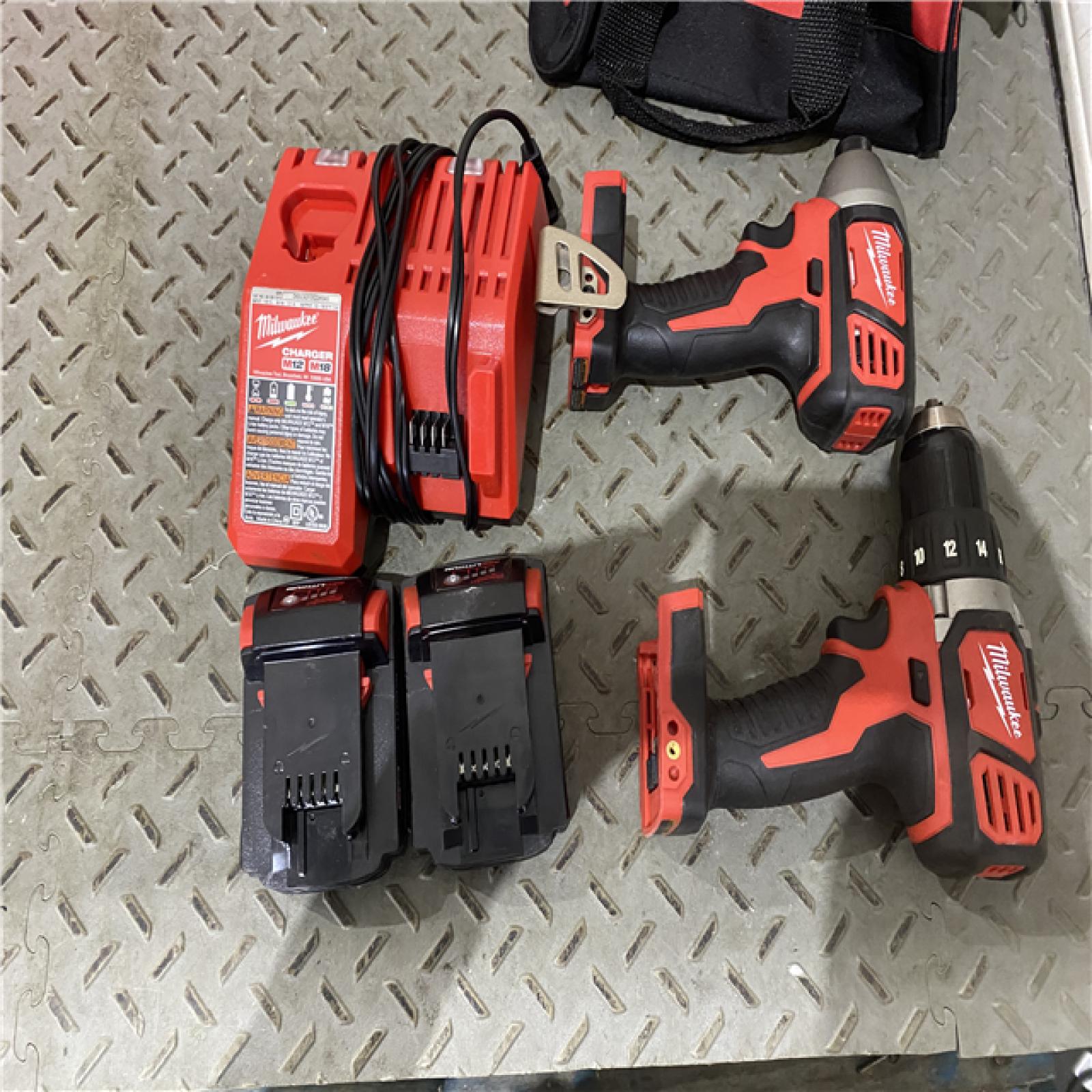 Houston location AS-IS Milwaukee Electric Tools 2691-22 MILWAUKEE M18 COMBO KITS LIKE NEW