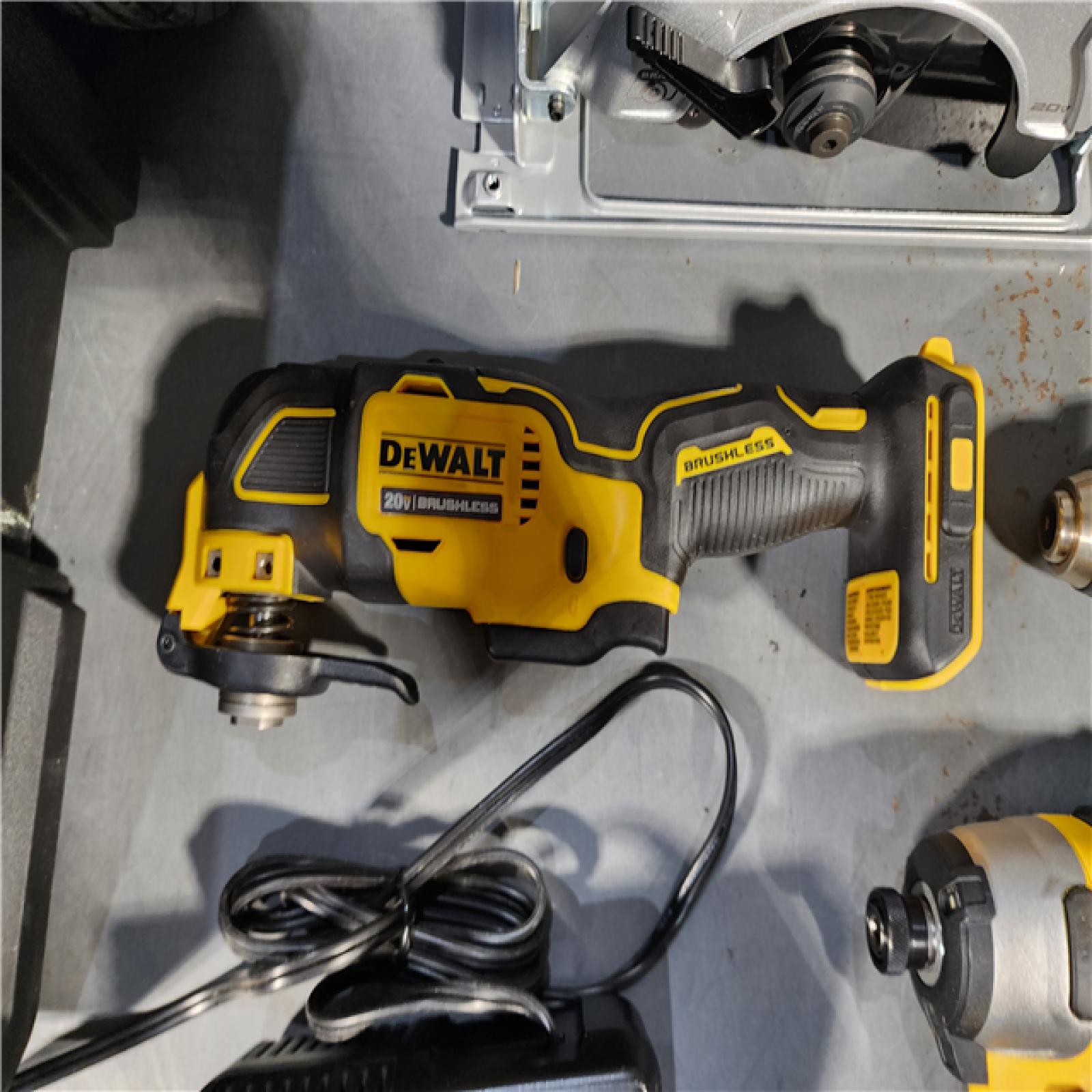 HOUSTON LOCATION - AS-IS Dewalt 20-Volt MAX ToughSystem Lithium-Ion 4-Tool Cordless Combo Kit