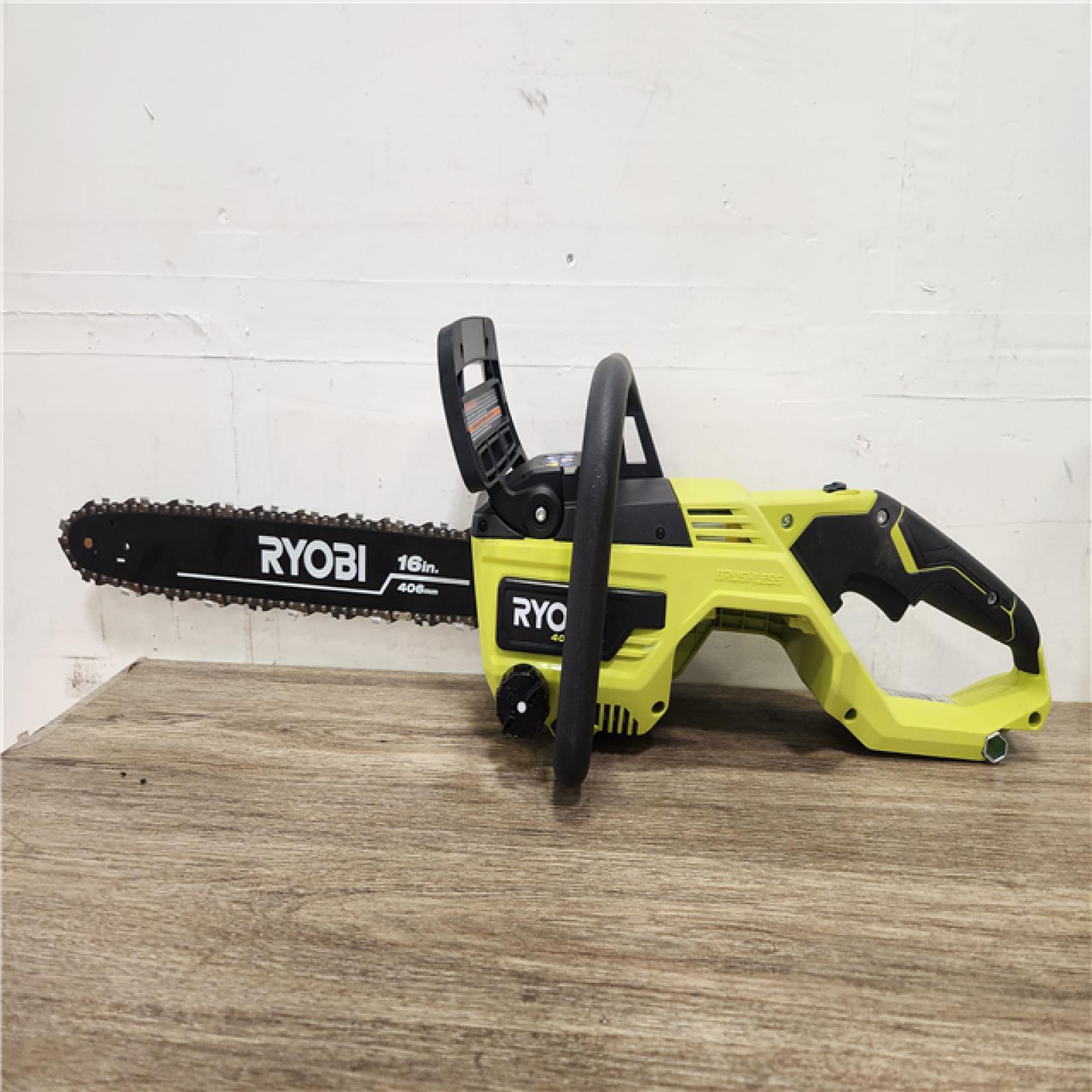 Phoenix Location Appears NEW RYOBI 40V HP Brushless 16 in. Battery Chainsaw with 4.0 Ah Battery and Charger