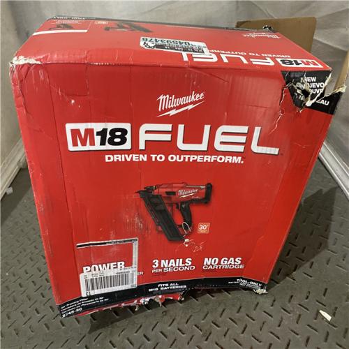 Houston location AS-IS MILWAUKEE M18 FUEL 3-1/2 in. 18-Volt 30-Degree Lithium-Ion Brushless Cordless Framing Nailer (Tool-Only)