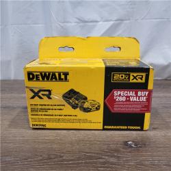 AS-IS DEWALT 20-Volt Maximum XR 5.0 Ah Battery Pack and Charger