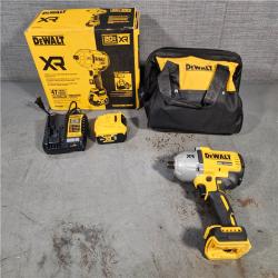 HOUSTON LOCATION - AS-IS DEWALT 20V MAX* XR 1/2  High Torque Impact Wrench with Hog Ring Anvil