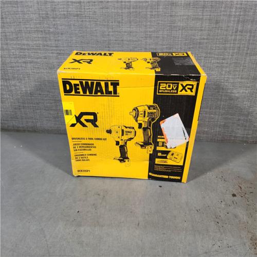 HOUSTON LOCATION - AS-IS DEWALT ATOMIC 20-Volt MAX Lithium-Ion Cordless Combo Kit (2-Tool) with (2) 2.0Ah Batteries, Charger and Bag