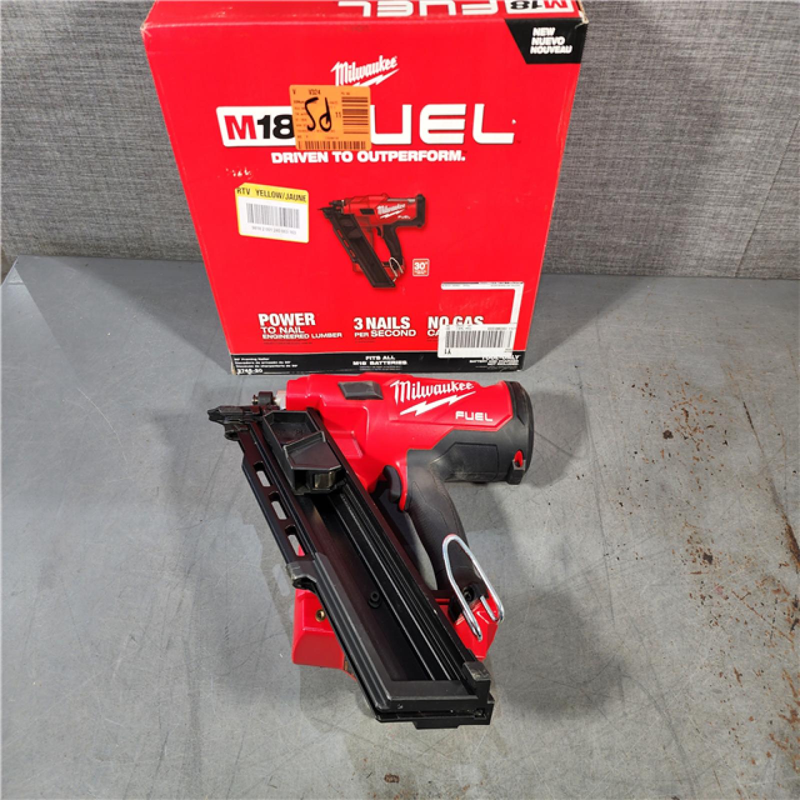 HOUSTON LOCATION - AS-IS M18 FUEL 3-1/2 in. 18-Volt 30-Degree Lithium-Ion Brushless Cordless Framing Nailer (Tool-Only)