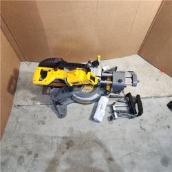 Houston location AS-IS DEWALT 60V Lithium-Ion 12 in. Cordless Sliding Miter Saw (Tool Only)