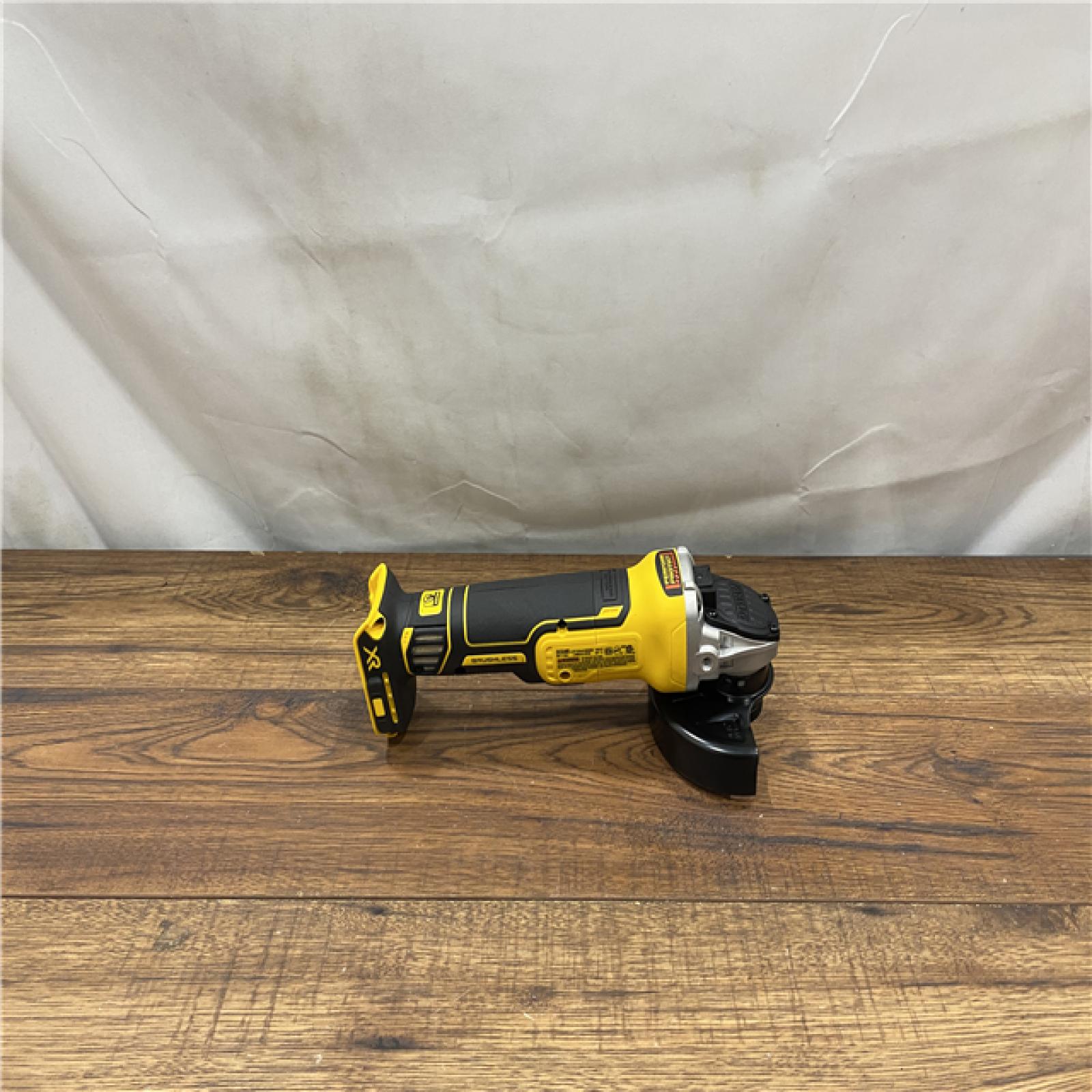 AS IS DeWalt DCG405B 20V Max XR 4.5-Inch Slide Switch Small Angle Grinder (Tool Only)