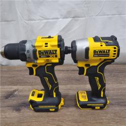 AS-IS 20V MAX XR Cordless Drill/Driver, ATOMIC Impact Driver 2 Tool Combo Kit, (2) 2.0Ah Batteries, Charger, and Bag