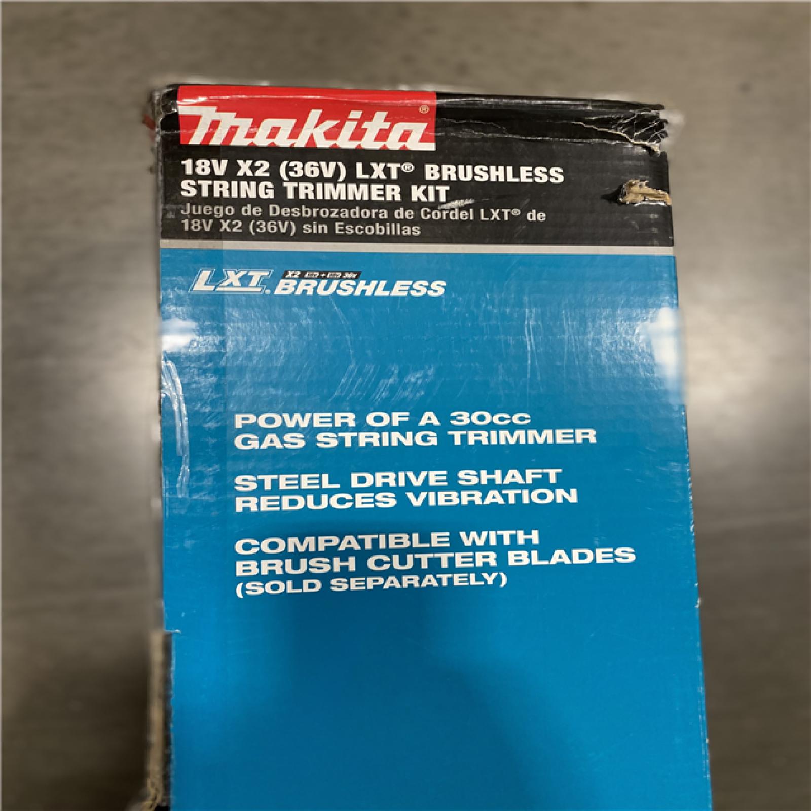 DALLAS LOCATION - Makita LXT 18V X2 (36V) Lithium-Ion Brushless Cordless String Trimmer Kit (5.0 Ah)