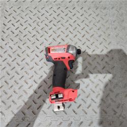 Houston location AS-IS MILWUAKEE M18 FUEL SURGE 18V Lithium-Ion Brushless Cordless 1/4 in. Hex Impact Driver (Tool-Only)