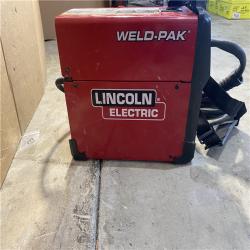 Houston location AS-IS LINCOLN WELD-PAK 90i FC Flux-Cored Wire Feeder Welder (No Gas)