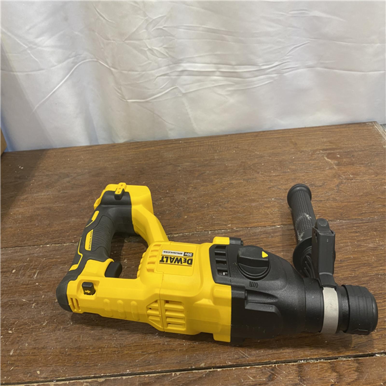 AS-IS DEWALT 20V MAX Cordless Brushless 1 in. SDS Plus D-Handle Concrete and Masonry Rotary Hammer (Tool Only)