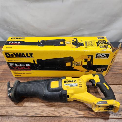 AS-IS DeWalt DCS389B FLEXVOLT 60V MAX Cordless Brushless Reciprocating Saw (Tool-Only)