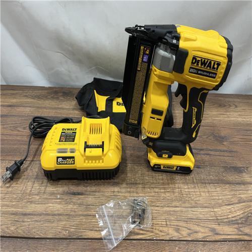 AS IS DEWALT ATOMIC 20V MAX Lithium Ion Cordless 23 Gauge Pin Nailer Kit with 3.0Ah Battery and Charger