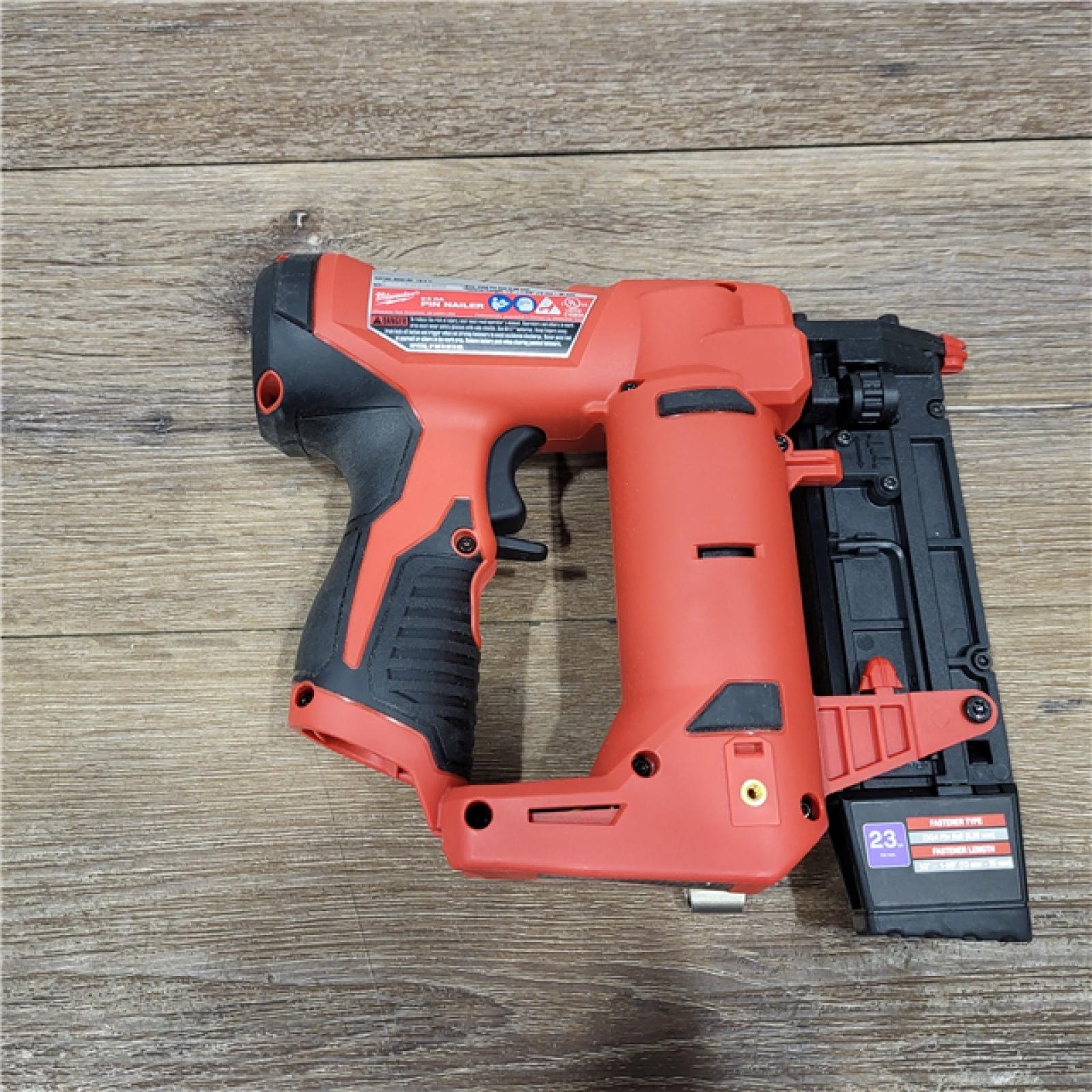 AS-IS Milwaukee 2540-20 12V 23 Gauge Cordless Pin Nailer (Tool Only)