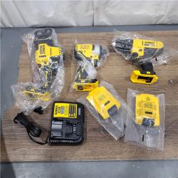 New AS-IS DeWalt 20V MAX ATOMIC Cordless Brushless 4 Tool Combo Kit