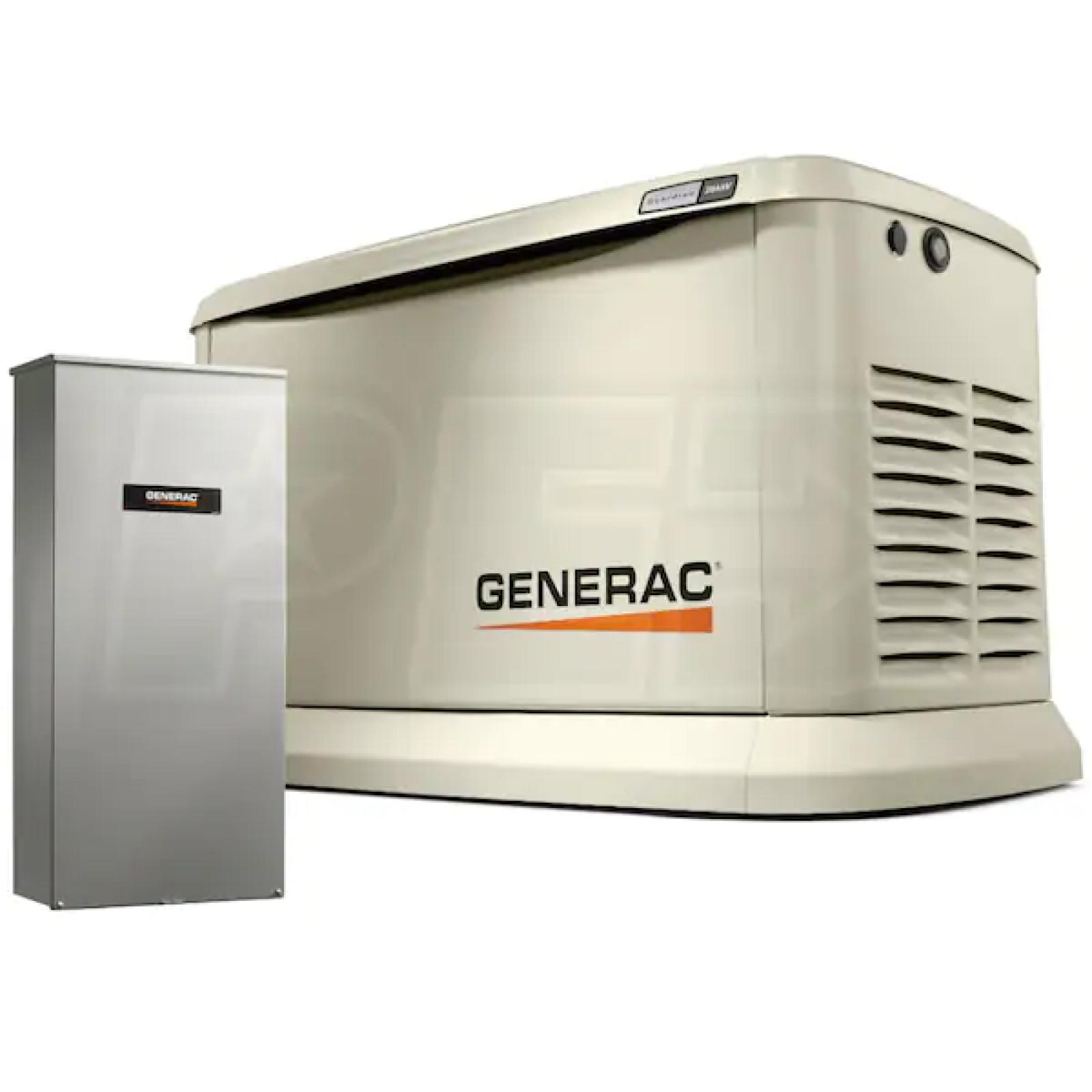 Phoenix Location Generac Guardian®  Aluminum Standby Generator System (200A Service Disconnect + AC Shedding) w/ Wi-Fi