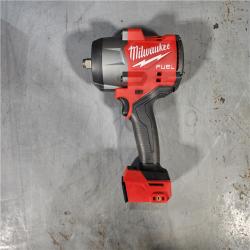 HOUSTON LOCATION - AS-IS Milwaukee M18 FUEL 18V Lithium-Ion Brushless Cordless 1/2 in. Impact Wrench with Friction Ring (Tool-Only)