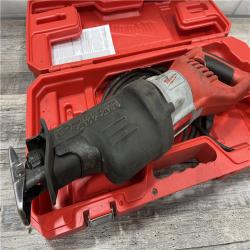 AS-IS MILWAUKLEE 15 Amp 1-1/4 in. Stroke Orbital SUPER SAWZALL Reciprocating Saw with Hard Case