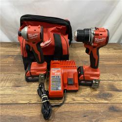 AS IS Milwaukee M18 Compact Brushless 2-Tool Combo Kit