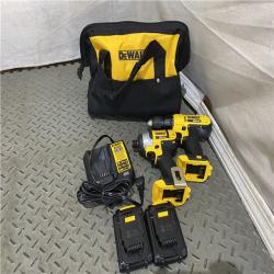 Houston location AS-IS DeWALTÂ® 20V MAX Cordless Drill Driver/Impact Driver Combo Kit 1.3 Ah Lithium Ion