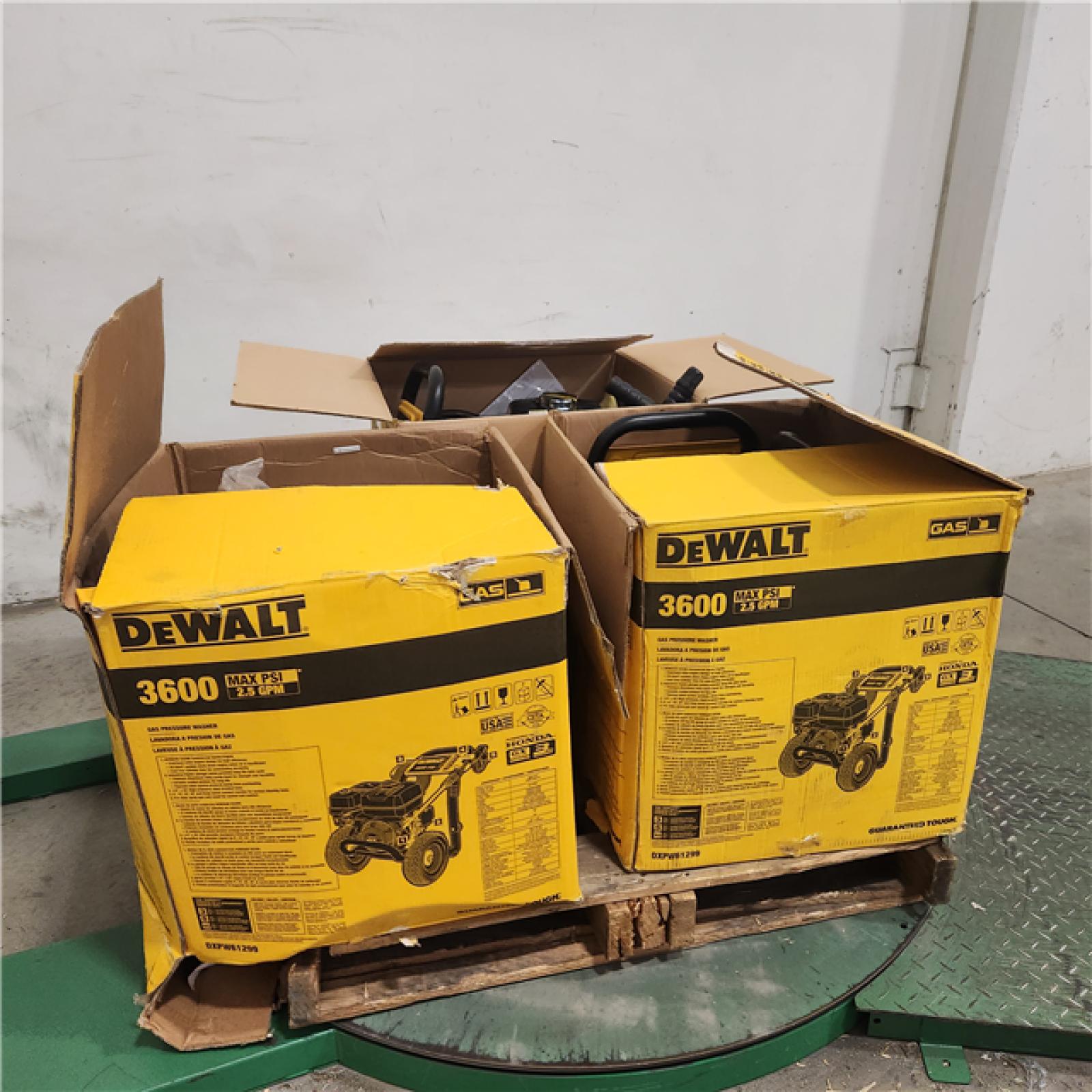 Dallas Location - As-Is DEWALT 3600 PSI 2.5 GPM Gas Pressure Washer ( Lot Of 3)