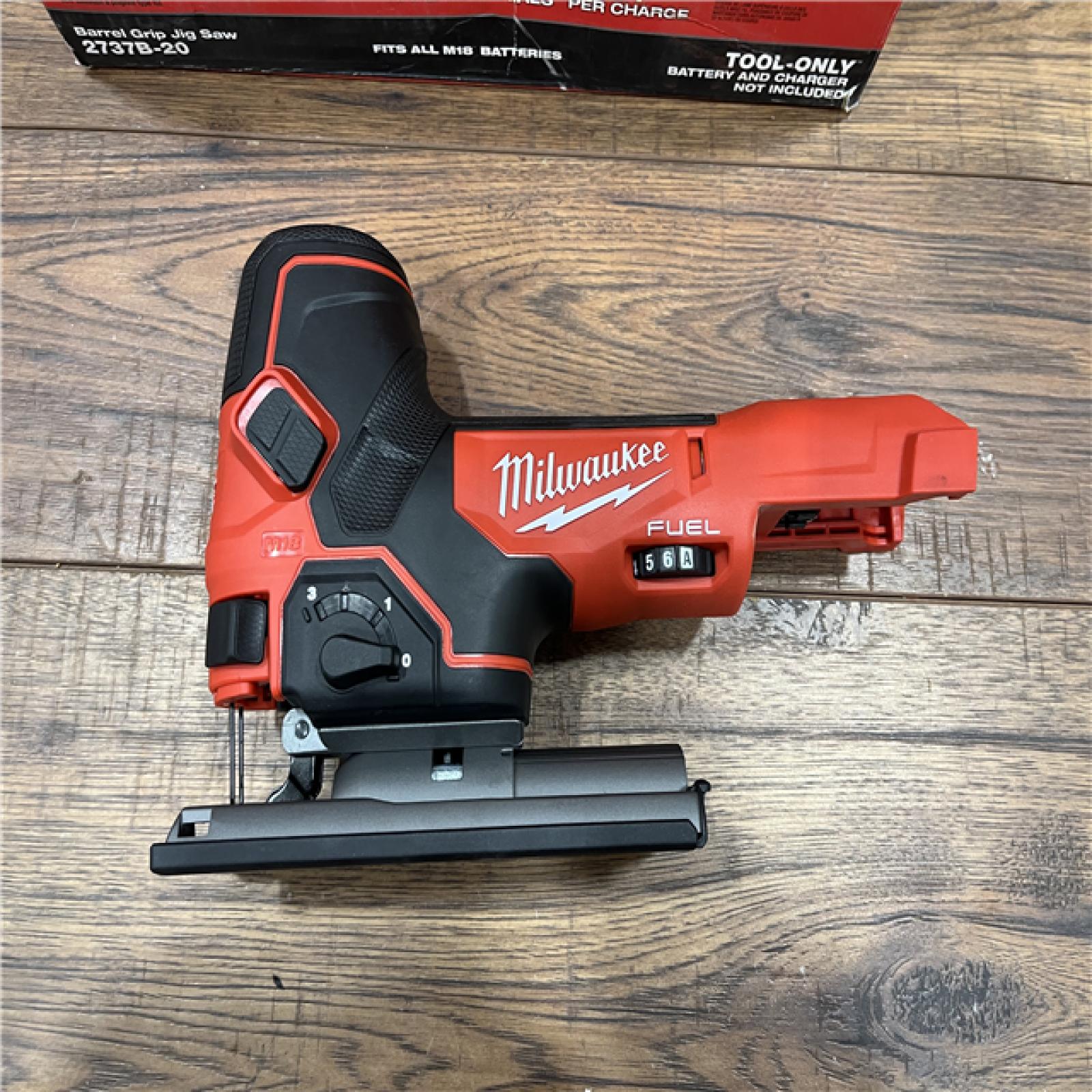 AS-IS Milwaukee M18 FUEL 18 Volt Lithium-Ion Brushless Barrel Grip Cordless Jig Saw (Bare Tool)