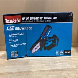 NEW! - Makita 18V LXT Lithium-Ion Brushless Cordless 6 in. Chain Saw (Tool Only)