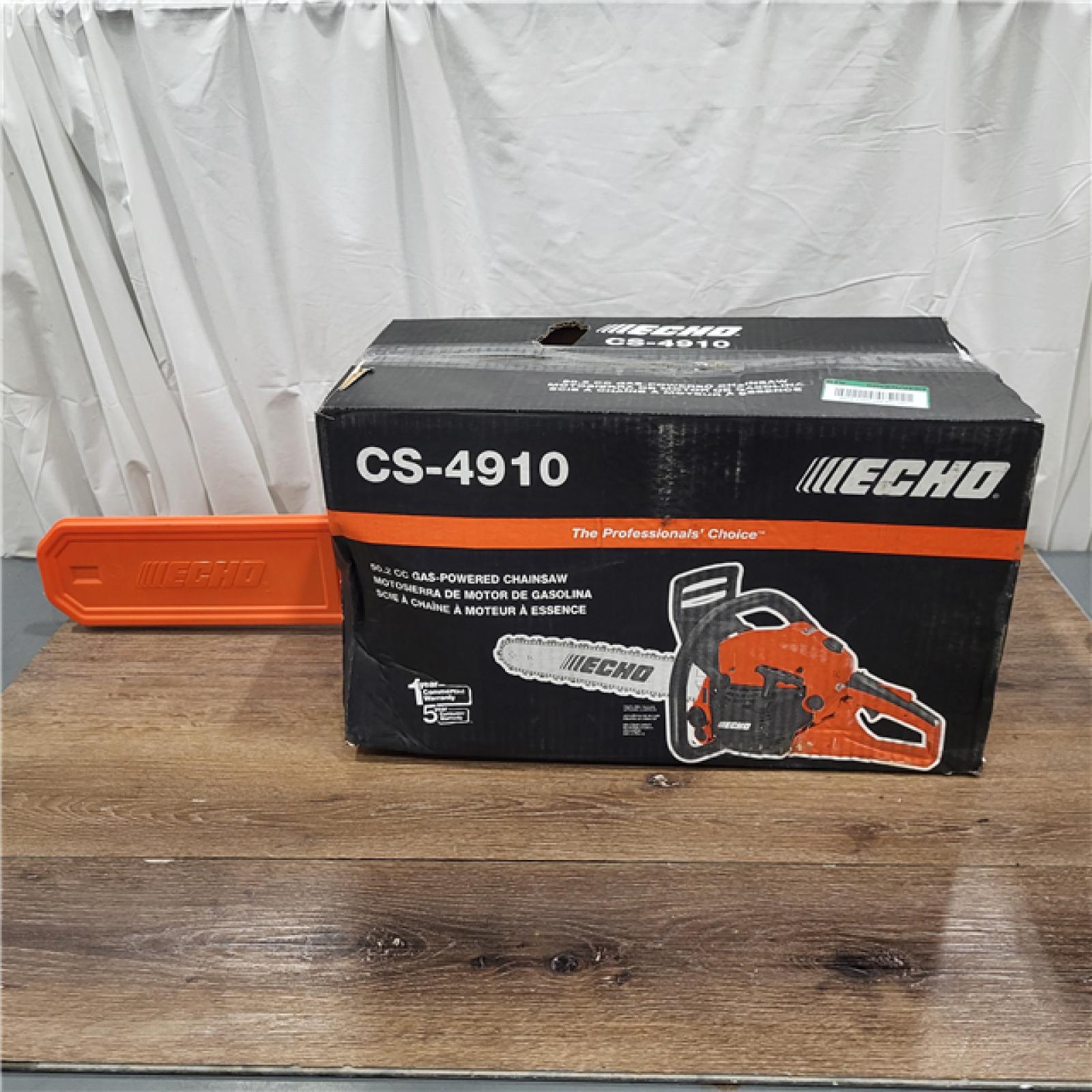 AS-IS 20 in. 50.2 Cc 2-Stroke Gas Rear Handle Chainsaw