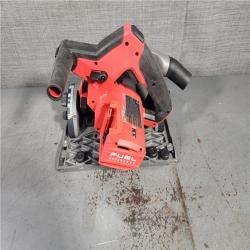 HOUSTON LOCATION - AS-IS Milwaukee M18 FUEL 18V Lithium-Ion Cordless Brushless 6-1/2 in. Plunge Cut Track Saw (Tool-Only)