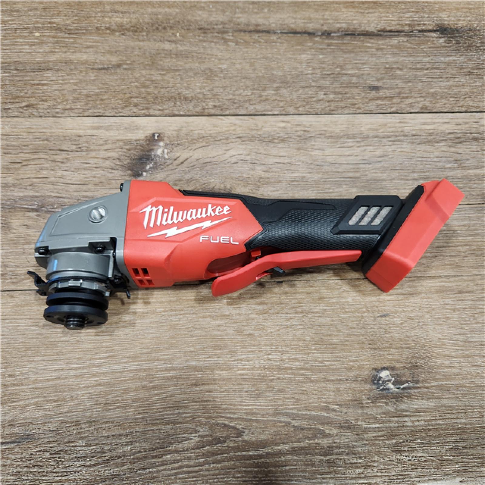 AS-IS M18 FUEL 18V Lithium-Ion Brushless Cordless 4-1/2 in./5 in. Grinder W/Paddle Switch (Tool-Only)