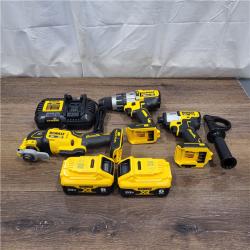 GOOD DEWALT 20-Volt Lithium-Ion Cordless 3-Tool Combo Kit with FLEXVOLT 9 Ah and 20V 6 Ah Batteries and Charger