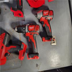 HOUSTON LOCATION - AS-IS (APPEARS LIKE NEW) Milwaukee M18 18-Volt Lithium-Ion Cordless Combo Kit (9-Tool) with (2) Batteries, Charger, and Tool Bag