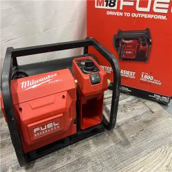 AS-IS MILWAUKEE M18 FUEL 18-Volt Lithium-Ion Brushless Cordless 2 Gal. Electric Compact Quiet Compressor (Tool-Only)