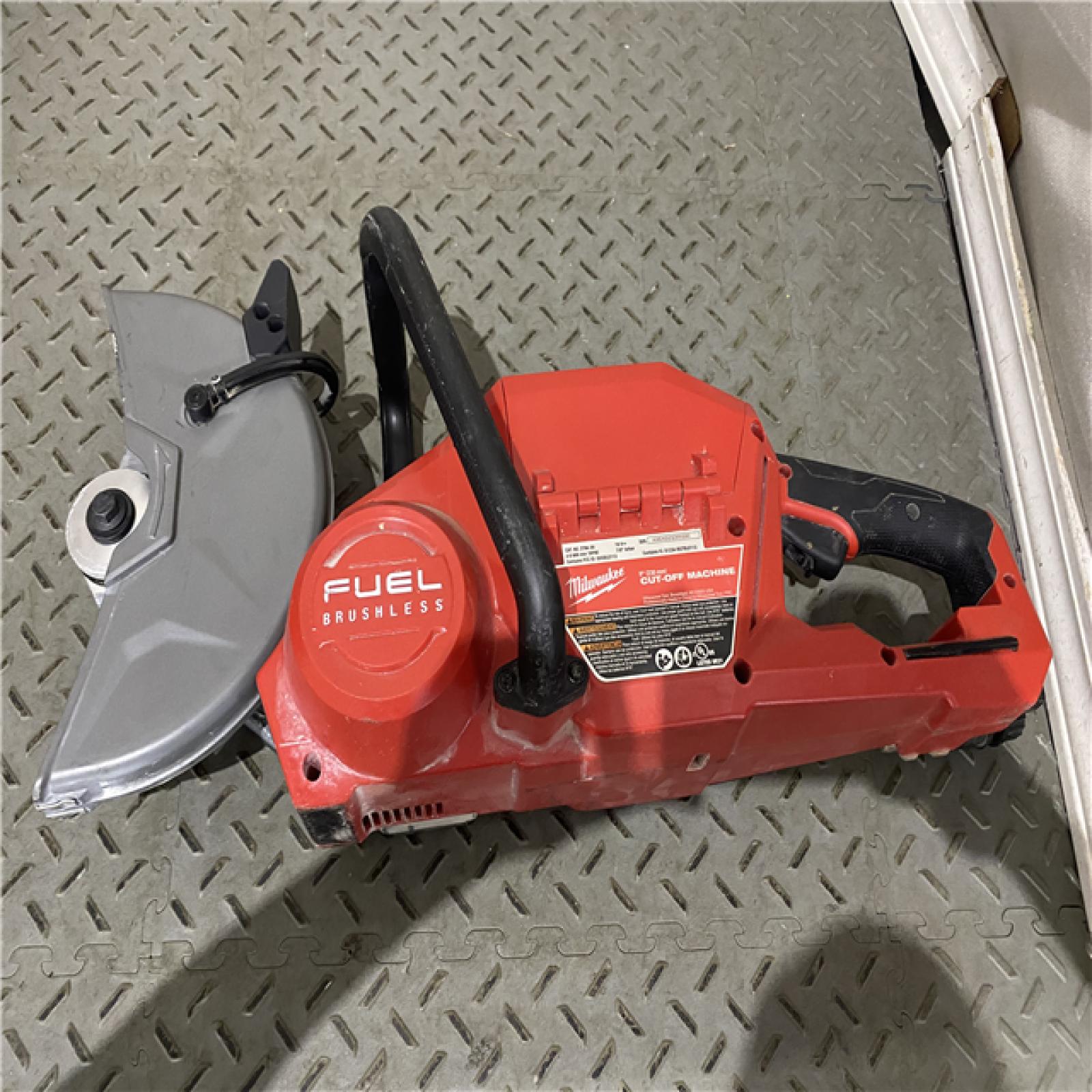 Houston location AS-IS Milwaukee 2786-20 18V M18 FUEL ONE KEY Lithium-Ion 9 Brushless Cordless Cut-Off Saw (Tool Only)