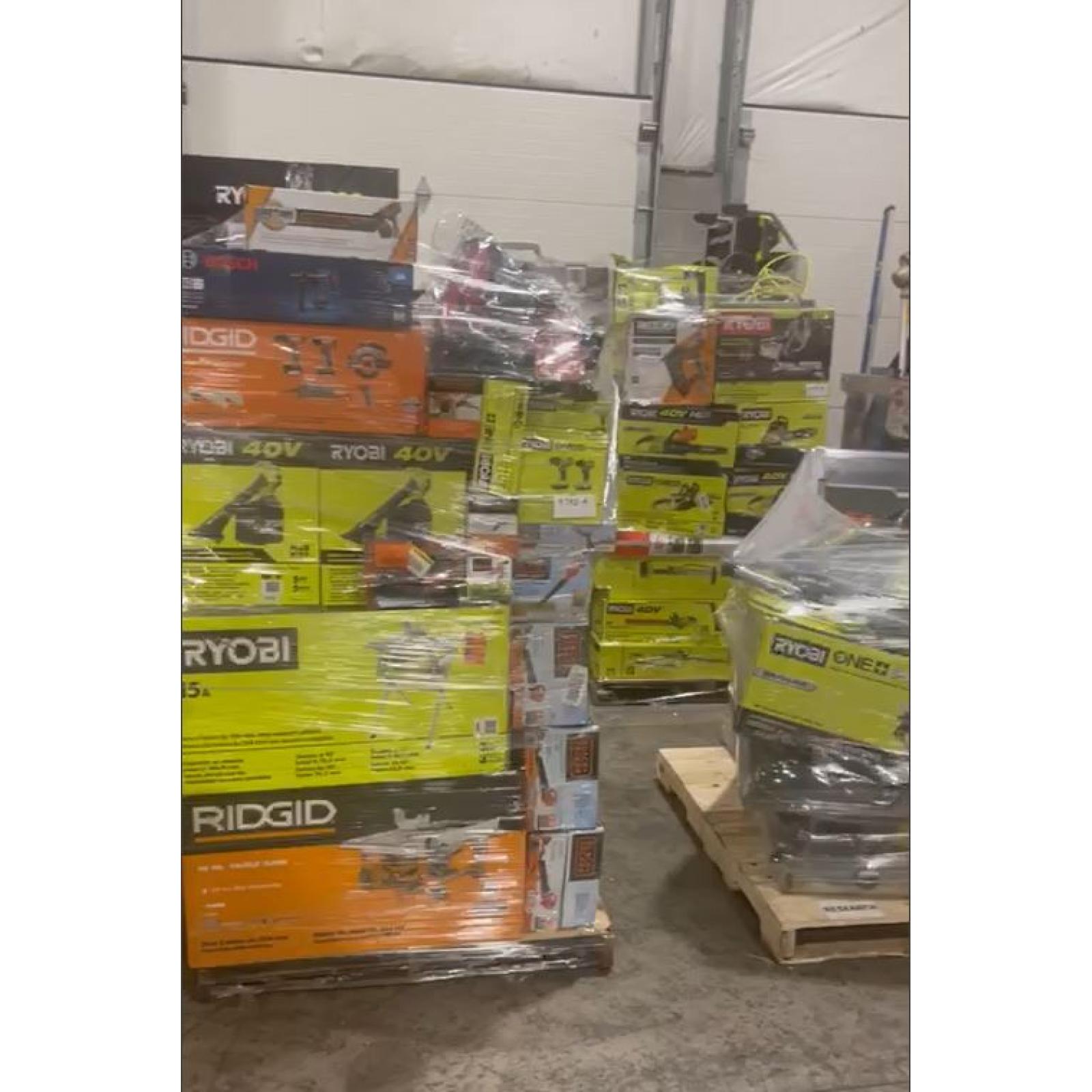 Pittston Location As-Is Power Tools Partial Truckload (10 pallets) 9795-A