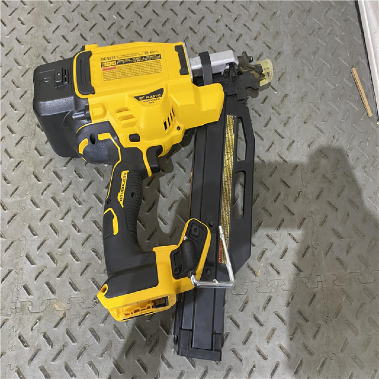 Houston location AS-IS DEWALT 20-Volt 21Â° Cordless Framing Nailer (Tool-Only)