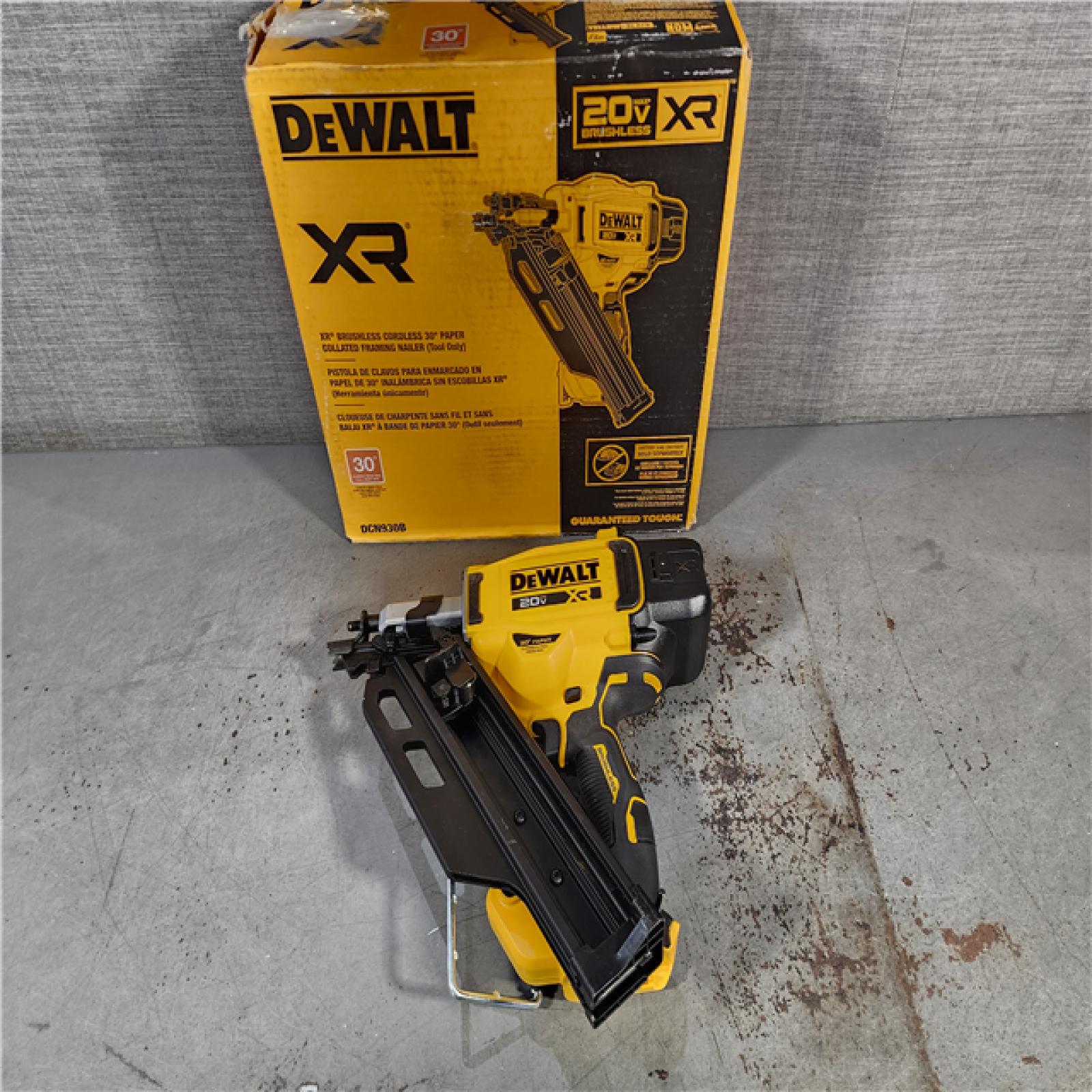 HOUSTON LOCATION - AS-IS DEWALT 20-Volt 30Â° Cordless Framing Nailer (Tool-Only)