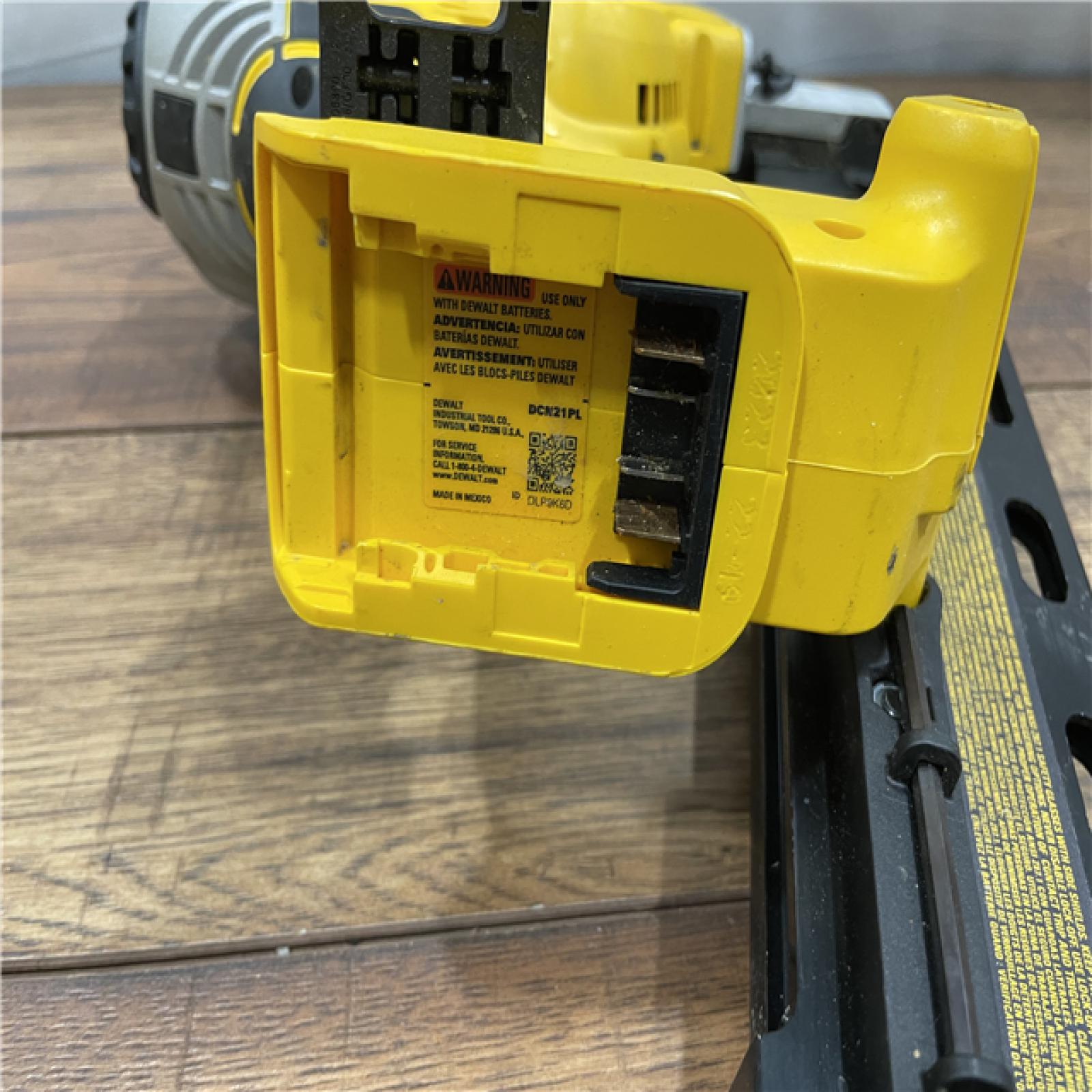 AS-IS DEWALT 20-Volt 21Â° Cordless Framing Nailer (Tool-Only)