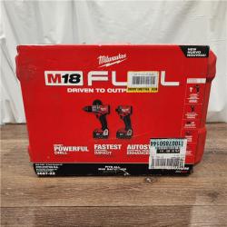 AS-IS M18 FUEL 18V Lithium-Ion Brushless Cordless Hammer Drill and Impact Driver Combo Kit (2-Tool) with 2 Batteries